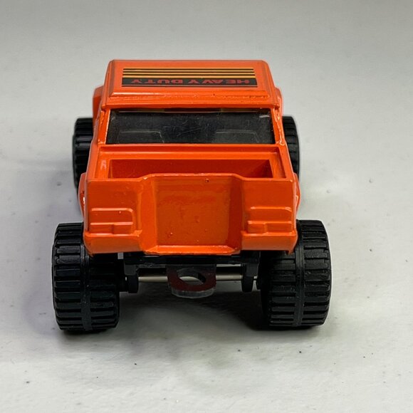 Tootsietoy Vintage 1990 Lambo 002 Heavy Duty Orange Diecast Model Truck - Picture 4 of 10
